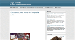 Desktop Screenshot of gigamundo.com