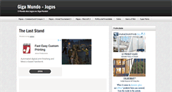 Desktop Screenshot of jogos.gigamundo.com