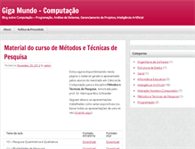 Tablet Screenshot of computacao.gigamundo.com